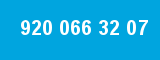 920 066 32 07